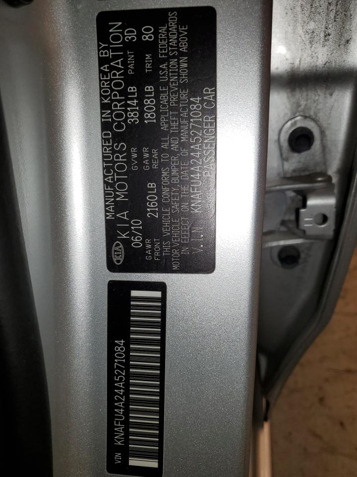 KNAFU4A24A5271084 2010 Kia Forte Ex