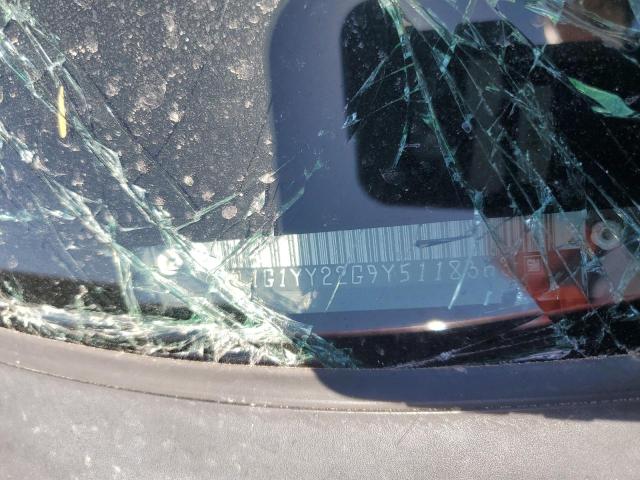 2000 Chevrolet Corvette VIN: 1G1YY22G9Y5118363 Lot: 52409104