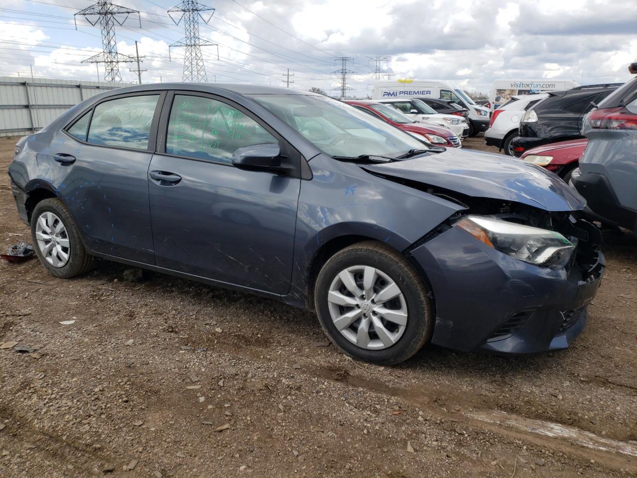 5YFBURHE4GP567801 TOYOTA COROLLA 2016