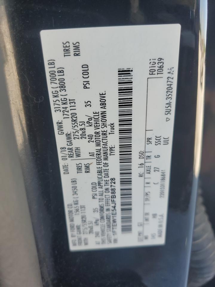 1FTEW1E54JFB88728 FORD F-150 2018