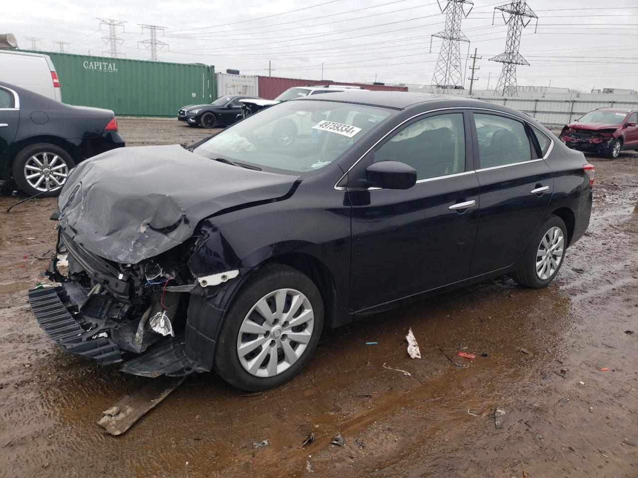 Lot #2556552986 2015 NISSAN SENTRA S