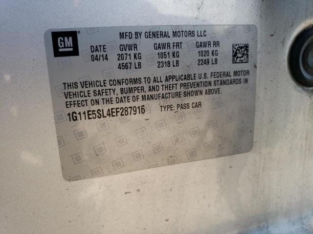 2014 Chevrolet Malibu 2Lt VIN: 1G11E5SL4EF287916 Lot: 51066884