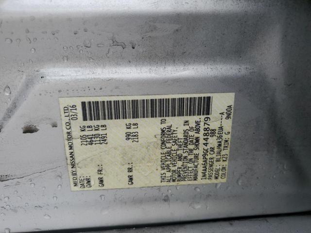 2016 NISSAN MAXIMA 3.5 - 1N4AA6AP9GC448879