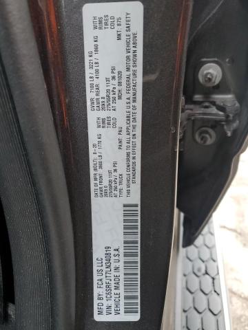 2020 RAM 1500 LARAM - 1C6SRFJT7LN340819