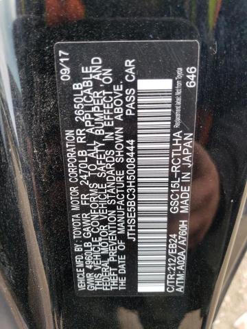 2017 Lexus Rc 350 VIN: JTHSE5BC3H5008444 Lot: 51727714