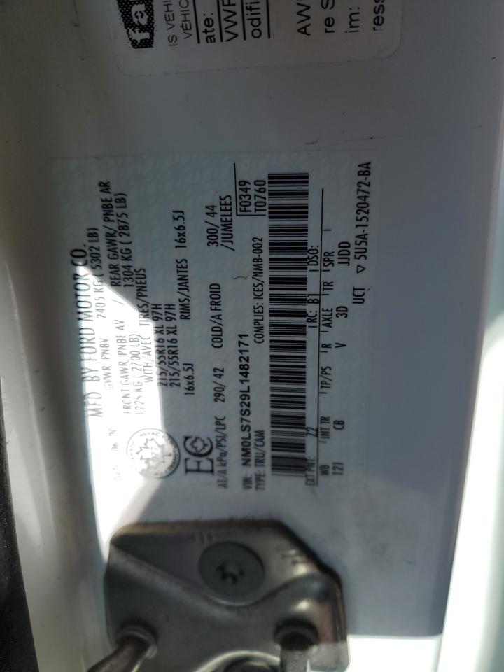 NM0LS7S29L1482171 2020 Ford Transit Connect Xl