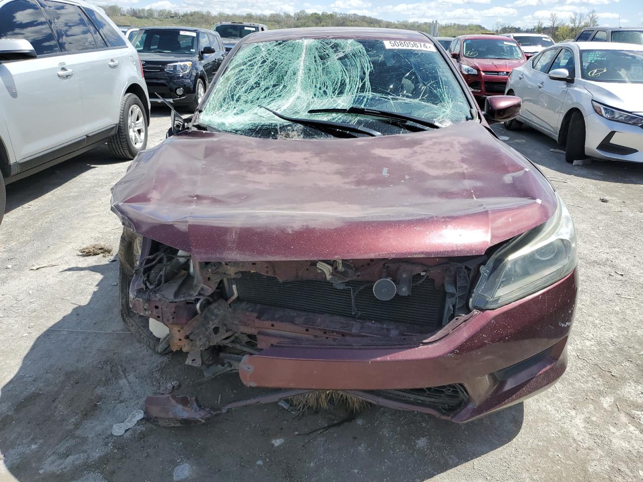 1HGCR2F35EA050847 2014 Honda Accord Lx