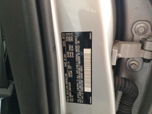2022 VOLVO S60 T8 REC 7JRBR0FL3NG153830