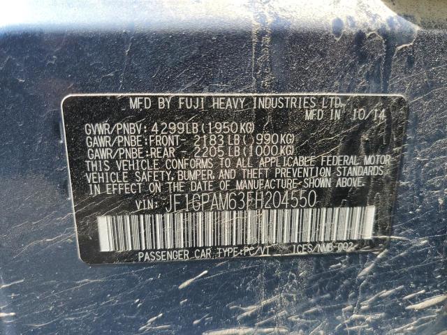 2015 SUBARU IMPREZA LI - JF1GPAM63FH204550