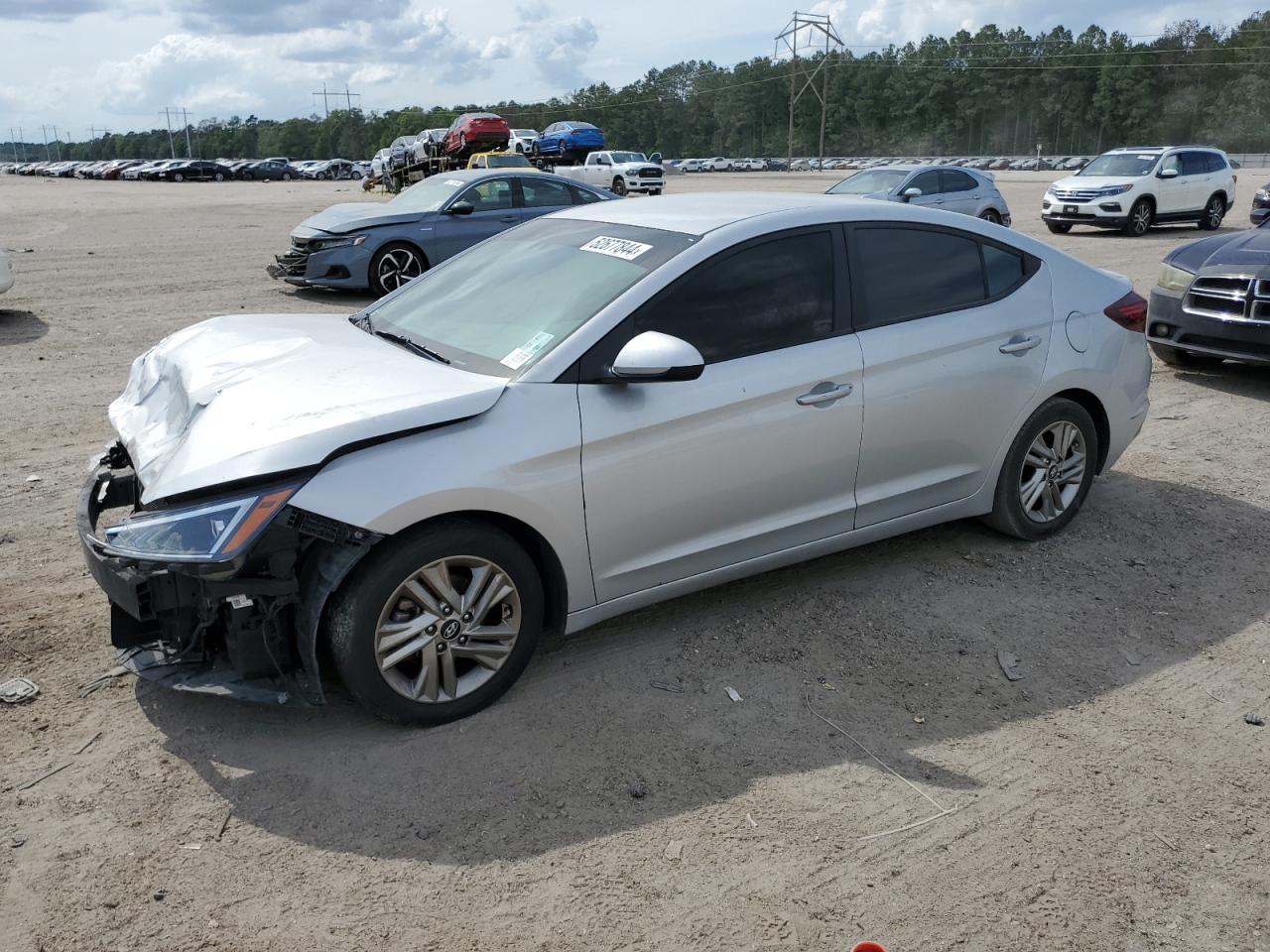 2019 Hyundai Elantra Sel vin: 5NPD84LF6KH419414