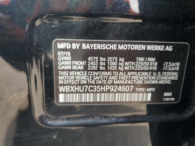 Lot #2476024880 2017 BMW X1 SDRIVE2 salvage car