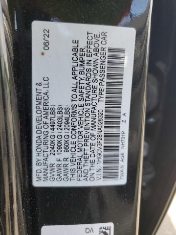 1HGCV3F28NA028320 Honda Accord HYB 12