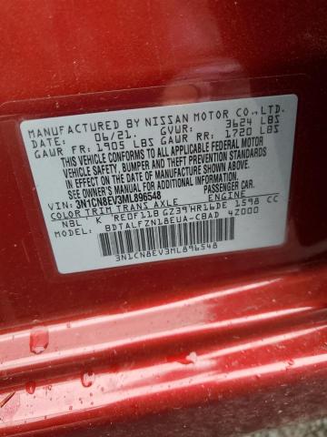 2021 NISSAN VERSA SV 3N1CN8EV3ML896548  49954084