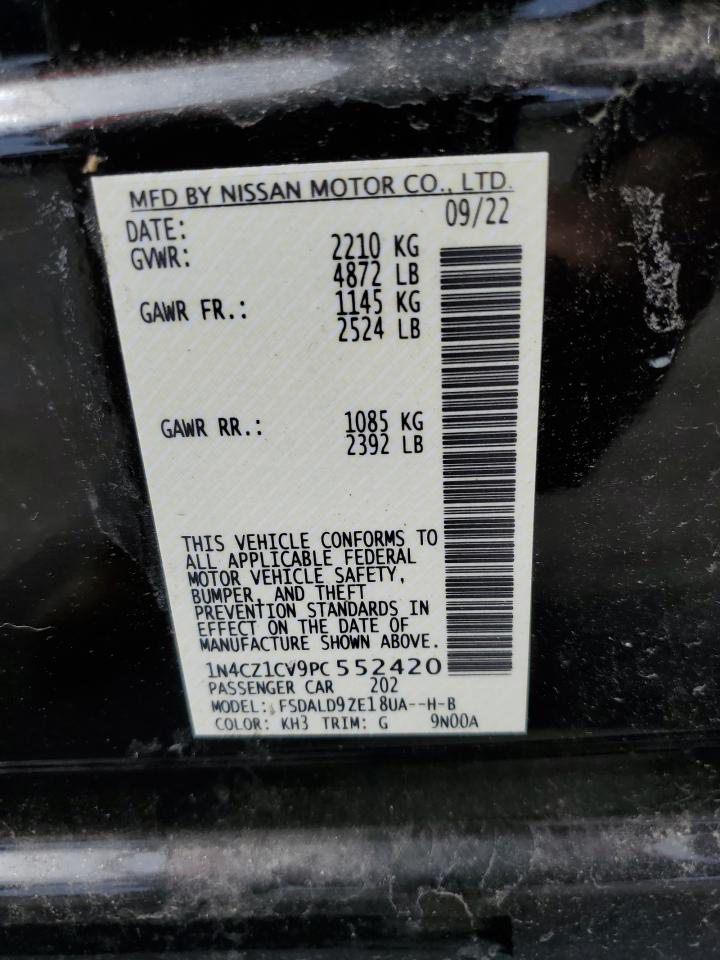 1N4CZ1CV9PC552420 NISSAN LEAF 2023