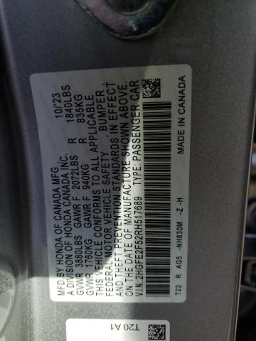 2024 HONDA CIVIC SPOR - 2HGFE2F52RH517689