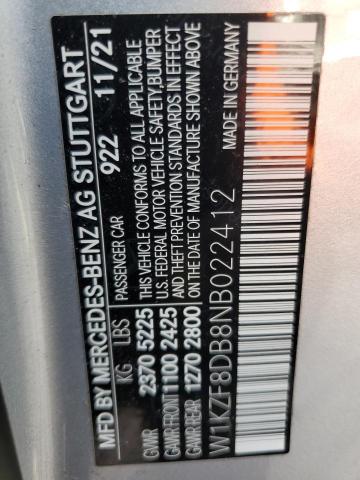 2022 MERCEDES-BENZ E 350 - W1KZF8DB8NB022412