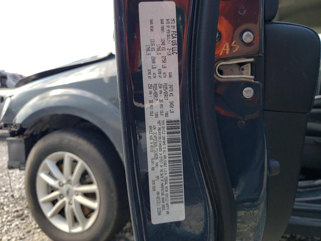 3C4PDCBG9JT310635 2018 Dodge Journey Sxt