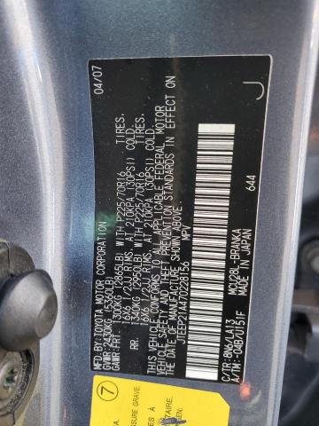 2007 Toyota Highlander Sport VIN: JTEEP21A470228156 Lot: 49629374