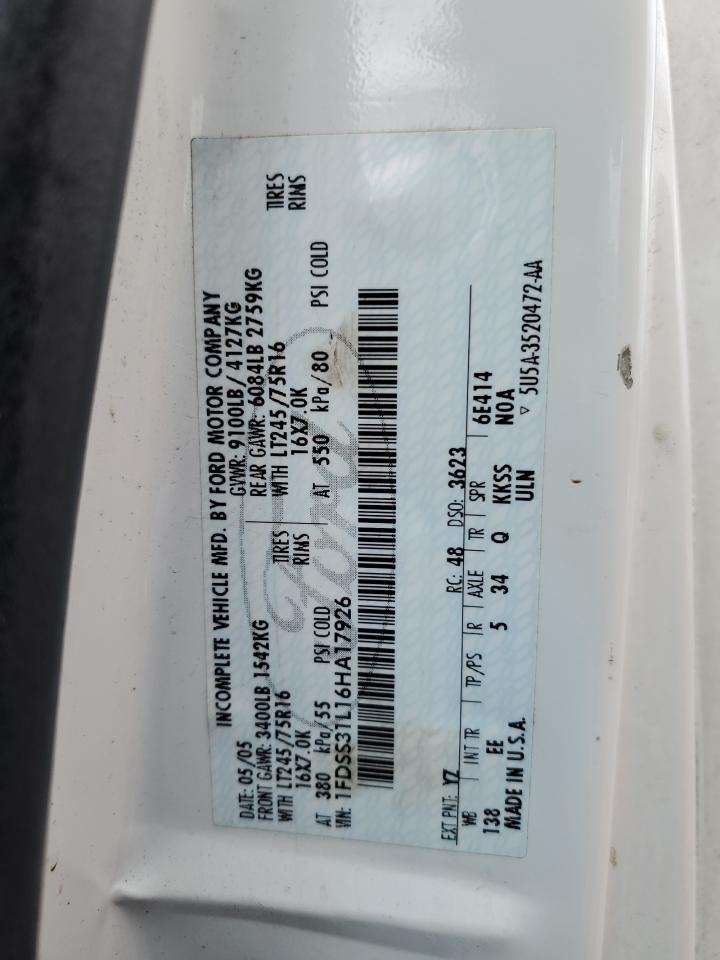 1FDSS31L16HA17926 2006 Ford Econoline E350 Super Duty Wagon