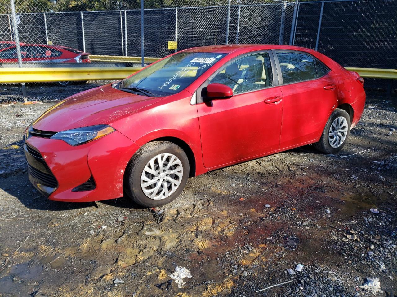 Lot #2445678351 2018 TOYOTA COROLLA L