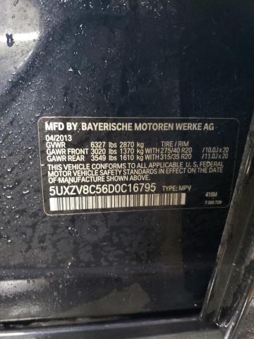 VIN 5UXZV8C56D0C16795 2013 BMW X5, Xdrive50I no.12