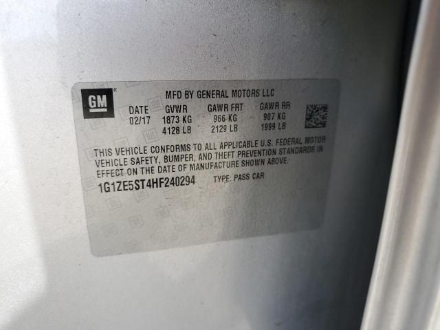 2017 Chevrolet Malibu Lt VIN: 1G1ZE5ST4HF240294 Lot: 50691854