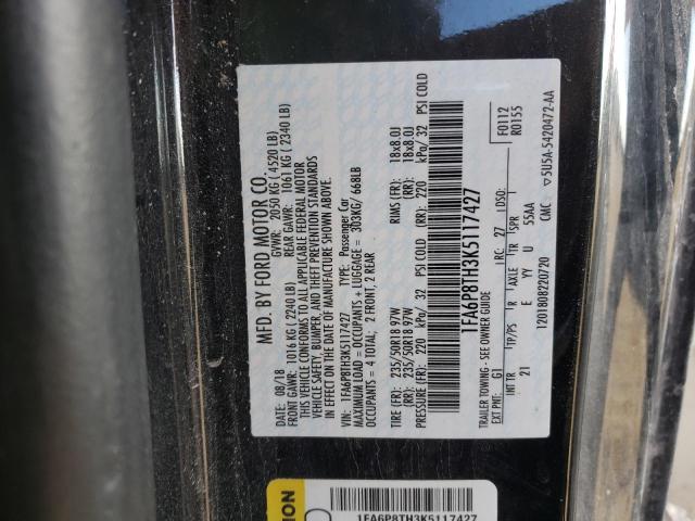 2019 Ford Mustang VIN: 1FA6P8TH3K5117427 Lot: 48454114