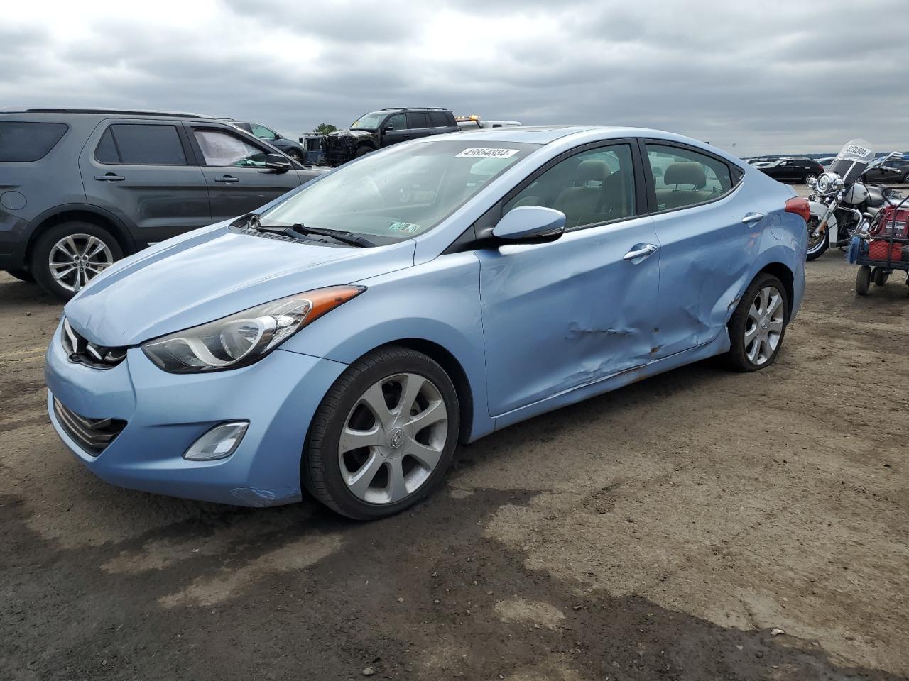 KMHDH4AEXCU321113 2012 Hyundai Elantra Gls