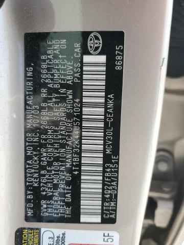 2004 Toyota Camry Le VIN: 4T1BF32K44U571024 Lot: 50225844