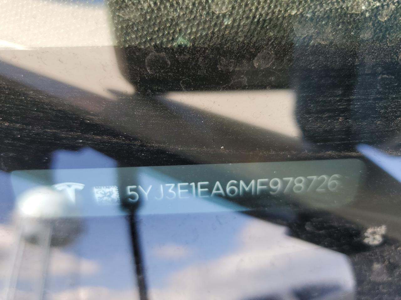 5YJ3E1EA6MF978726 2021 Tesla Model 3