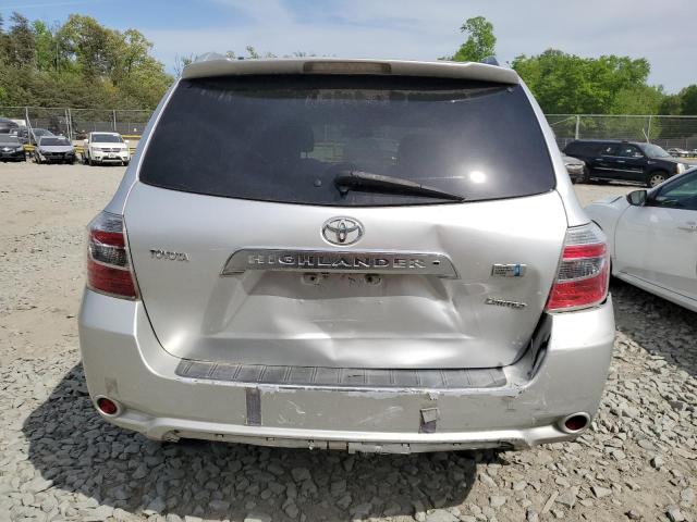 2009 Toyota Highlander Hybrid Limited VIN: JTEEW44A792036196 Lot: 52681744