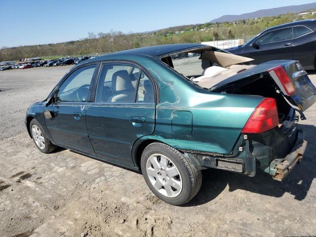 2002 Honda Civic Ex VIN: 2HGES25702H536741 Lot: 50882254