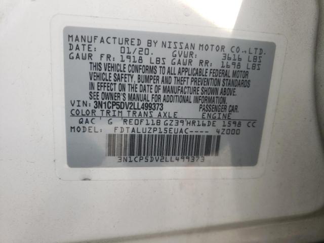 2020 NISSAN 180SX 3N1CP5DV2LL499373