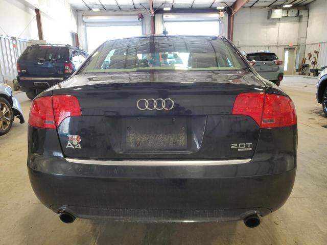 2008 Audi A4 2.0T Quattro VIN: WAUDF78E68A143952 Lot: 50137394