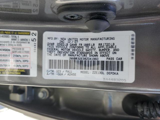 2008 Toyota Corolla Ce VIN: 1NXBR32E38Z041960 Lot: 51228204