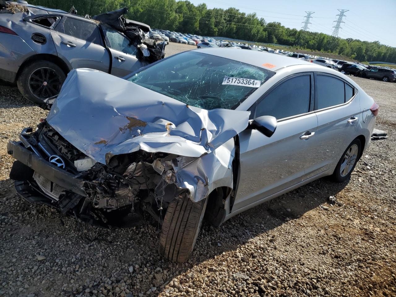 2020 Hyundai Elantra Sel vin: KMHD84LF8LU041003