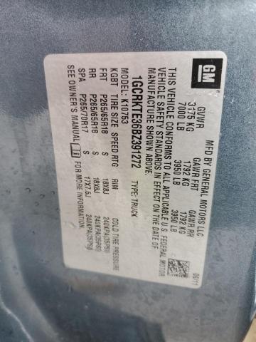 2011 Chevrolet Silverado K1500 Ltz VIN: 1GCRKTE36BZ391272 Lot: 50586244