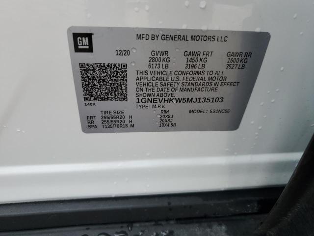 1GNEVHKW5MJ135103 Chevrolet Traverse L 12