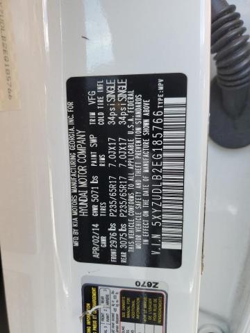 2014 Hyundai Santa Fe Sport VIN: 5XYZUDLB2EG185766 Lot: 50978394