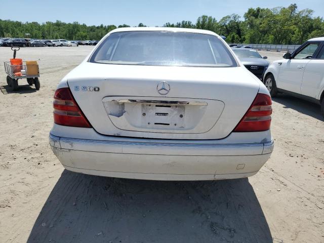 2001 Mercedes-Benz S 500 VIN: WDBNG75J51A163393 Lot: 52210564