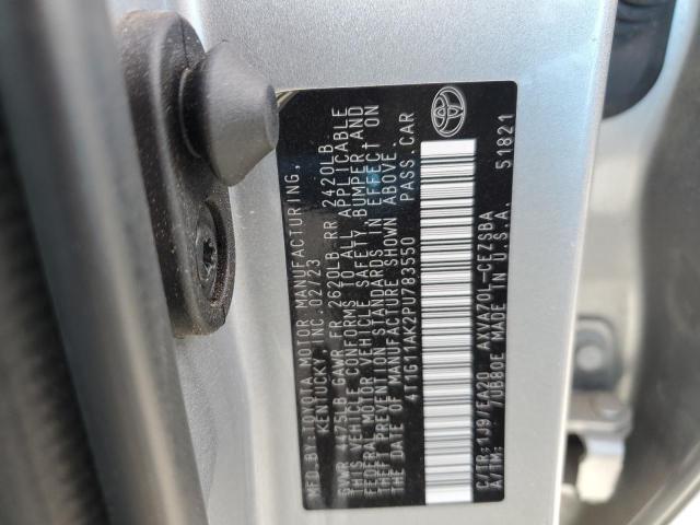 2023 TOYOTA CAMRY SE N 4T1G11AK2PU783550