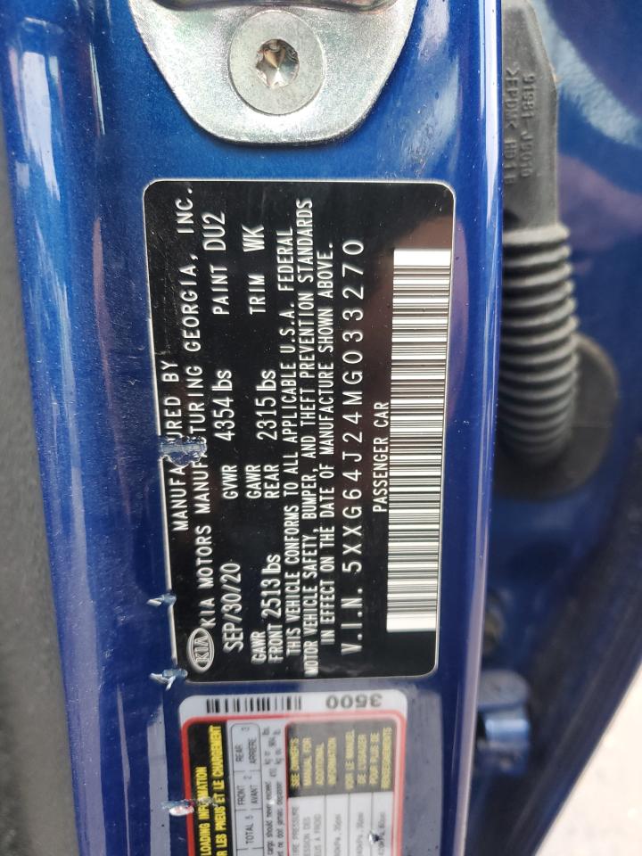 5XXG64J24MG033270 2021 Kia K5 Gt Line