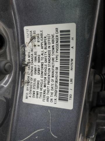 Lot #2478021810 2018 HONDA CIVIC LX salvage car