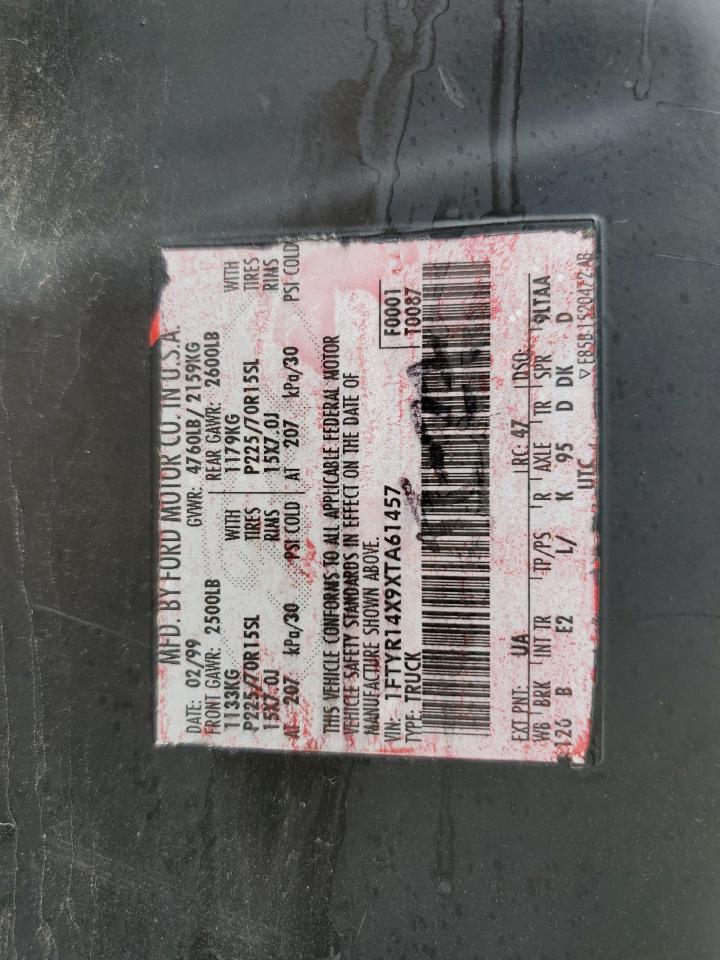 1FTYR14X9XTA61457 1999 Ford Ranger Super Cab