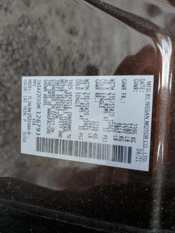 2021 Nissan Murano Sl VIN: 5N1AZ2CS5MC126793 Lot: 50178164