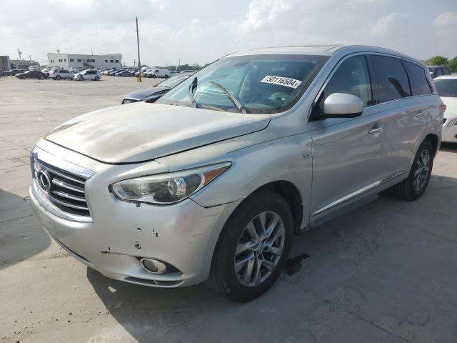 Lot #2519285957 2014 INFINITI QX60 salvage car