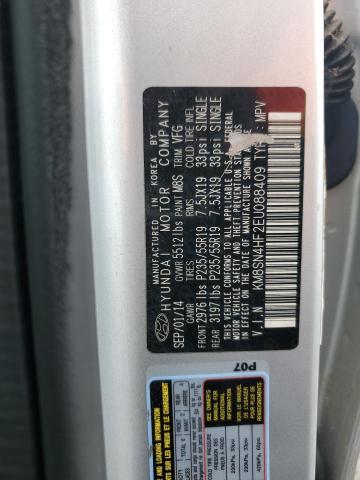 2014 Hyundai Santa Fe Gls VIN: KM8SN4HF2EU088409 Lot: 49167524