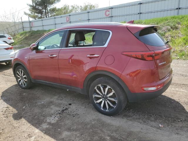  KIA SPORTAGE 2019 Червоний