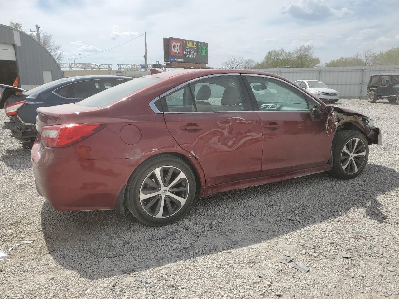 2017 Subaru Legacy 2.5I Limited vin: 4S3BNAN69H3035191