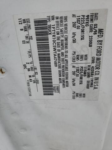 1998 Ford Ranger VIN: 1FTYR10C5WTA47489 Lot: 51831674